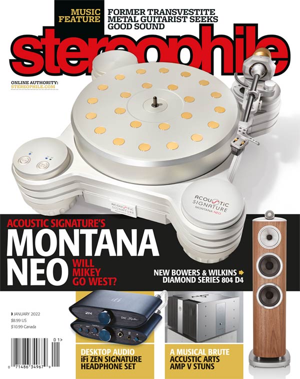 Review on the Acoustic Signature Montana NEO & TA-7000 NEO in Stereophile 01/2022