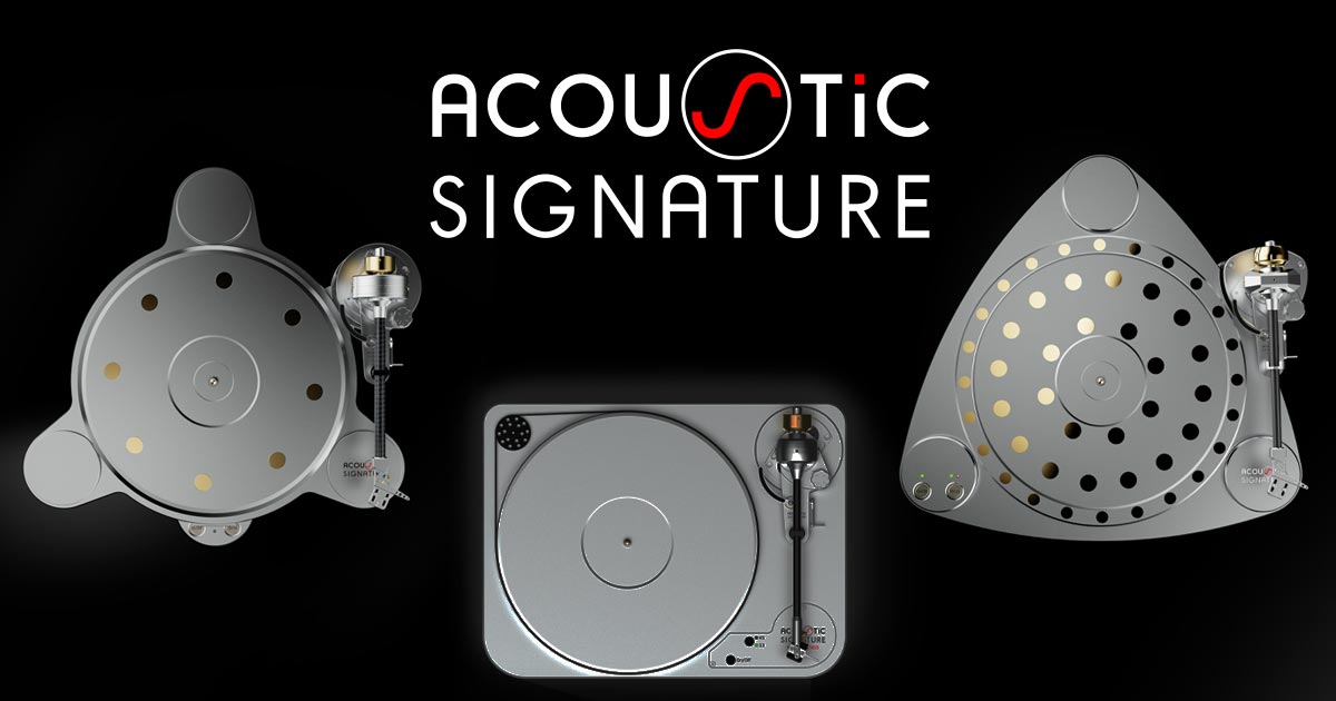 Acoustic Signature audiophile analog products