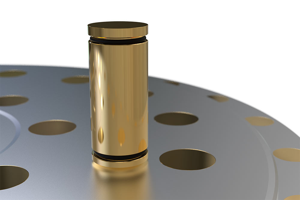 detail of a Silencer module Silcencer Modul
