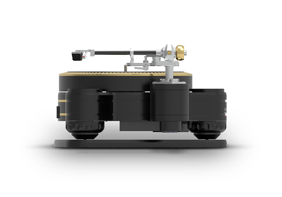 Thirty NEO black-gold sideview